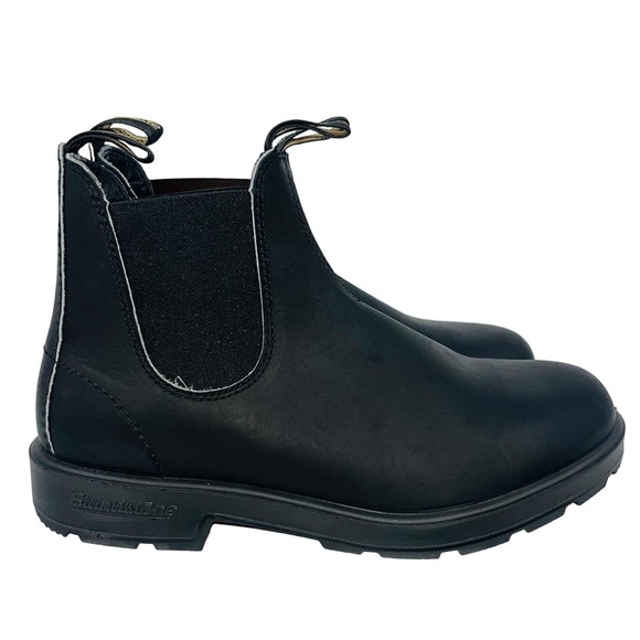 BLUNDSTONE 510 UNISEX BLACK COMFORTABLE SLIP ON BOOTS SIZE 10M/8WMNS
